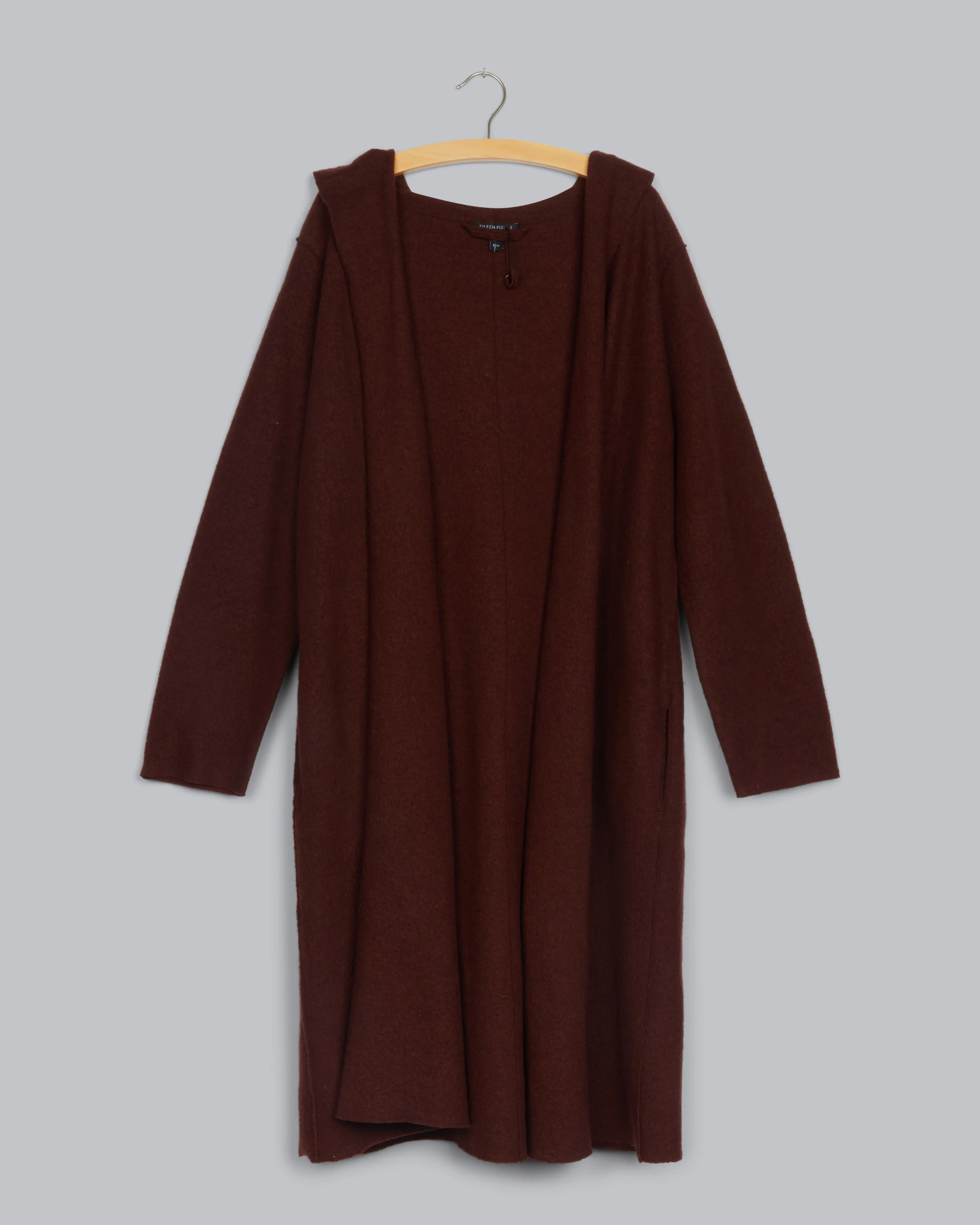 Lightweight Boiled Wool Coat