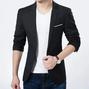 Lightweight Men's Business Blazer - Formal & Casual