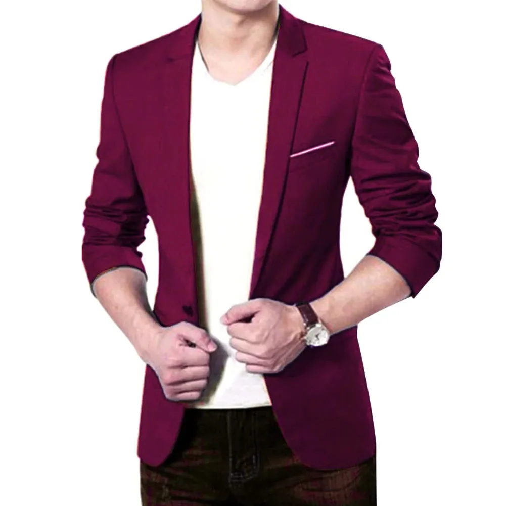 Lightweight Men's Business Blazer - Formal & Casual