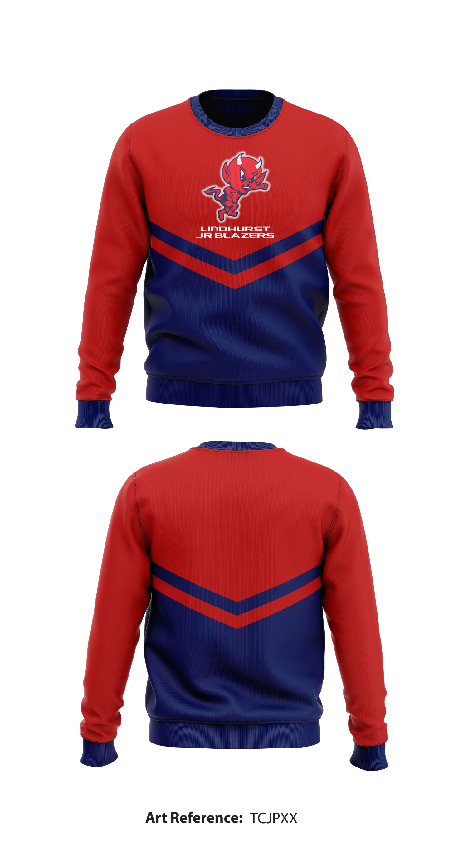 Lindhurst Jr Blazers Core Men's Crewneck Performance Sweatshirt - TCJPxX