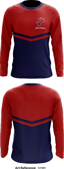 Lindhurst Jr Blazers Core Men's LS Performance Tee - XUYMz3
