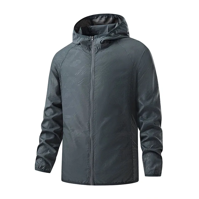 LNGXO Men Women Hiking Jackets Waterproof Sun Protection Windbreaker Camping Climbing Outdoor Rain Coat Unisex Portable Clothes