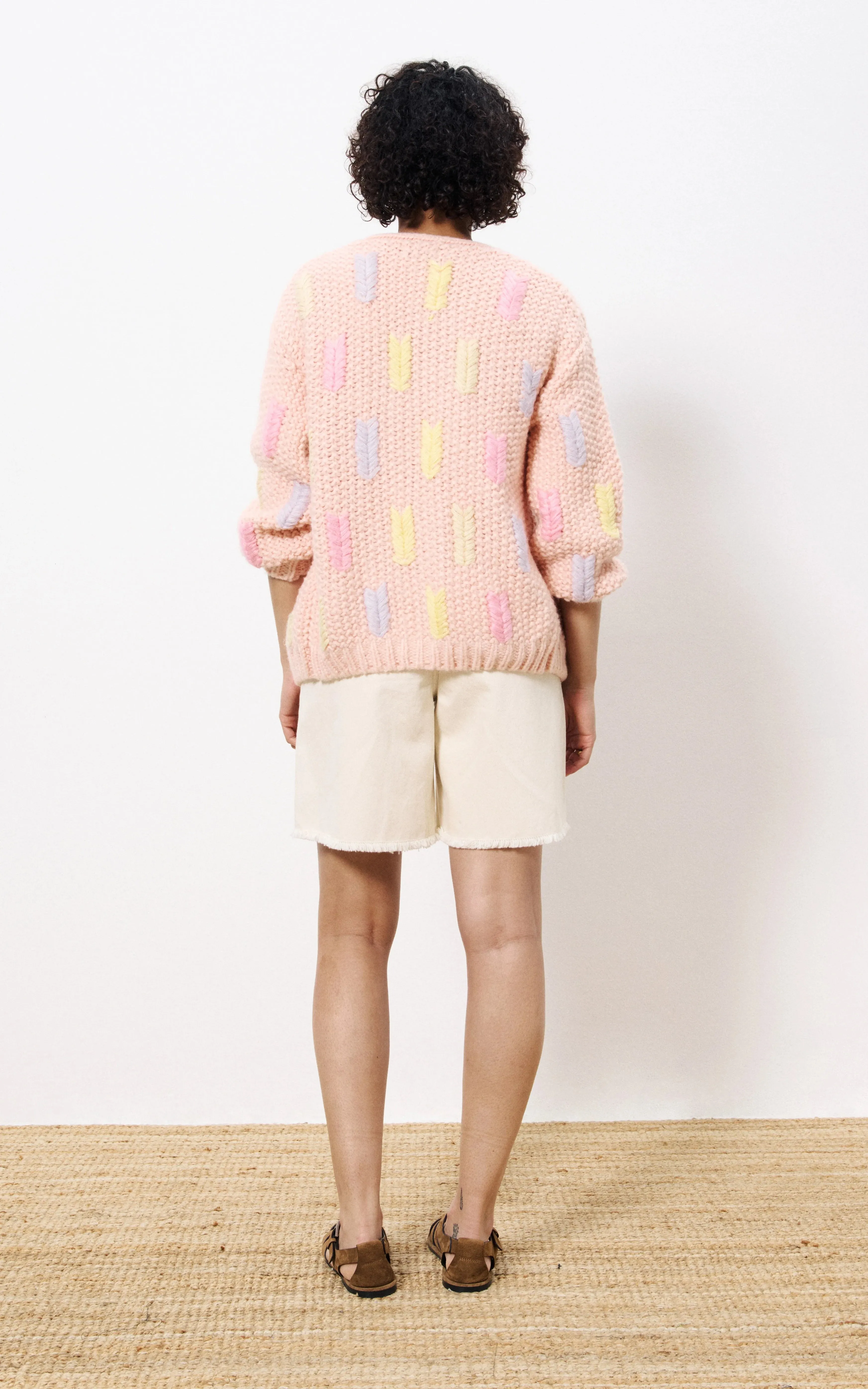 Lobelia Light Pink Cardigan