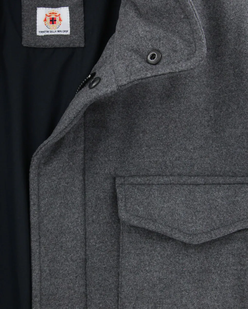 Luigi Borrelli Gray Peacoat