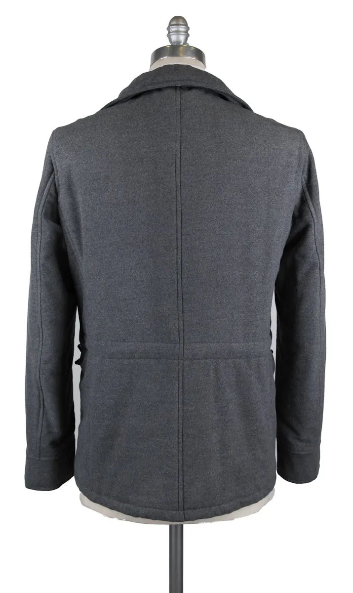 Luigi Borrelli Gray Peacoat