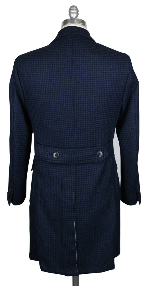 Luigi Borrelli Navy Blue Peacoat