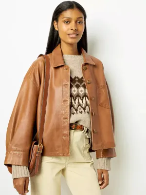 Malvie Vintage Leather Jacket