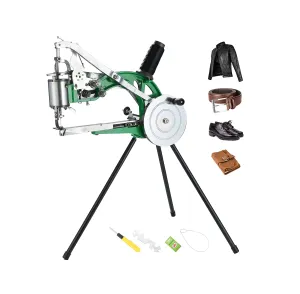 MAOPINER Shoe Sewing Machine, Hand Cobbler Shoe Repair Machine Heavy Duty Shoe Repair Equipment with Needles for Canvas Cotton Linen Sewing Craft Tools