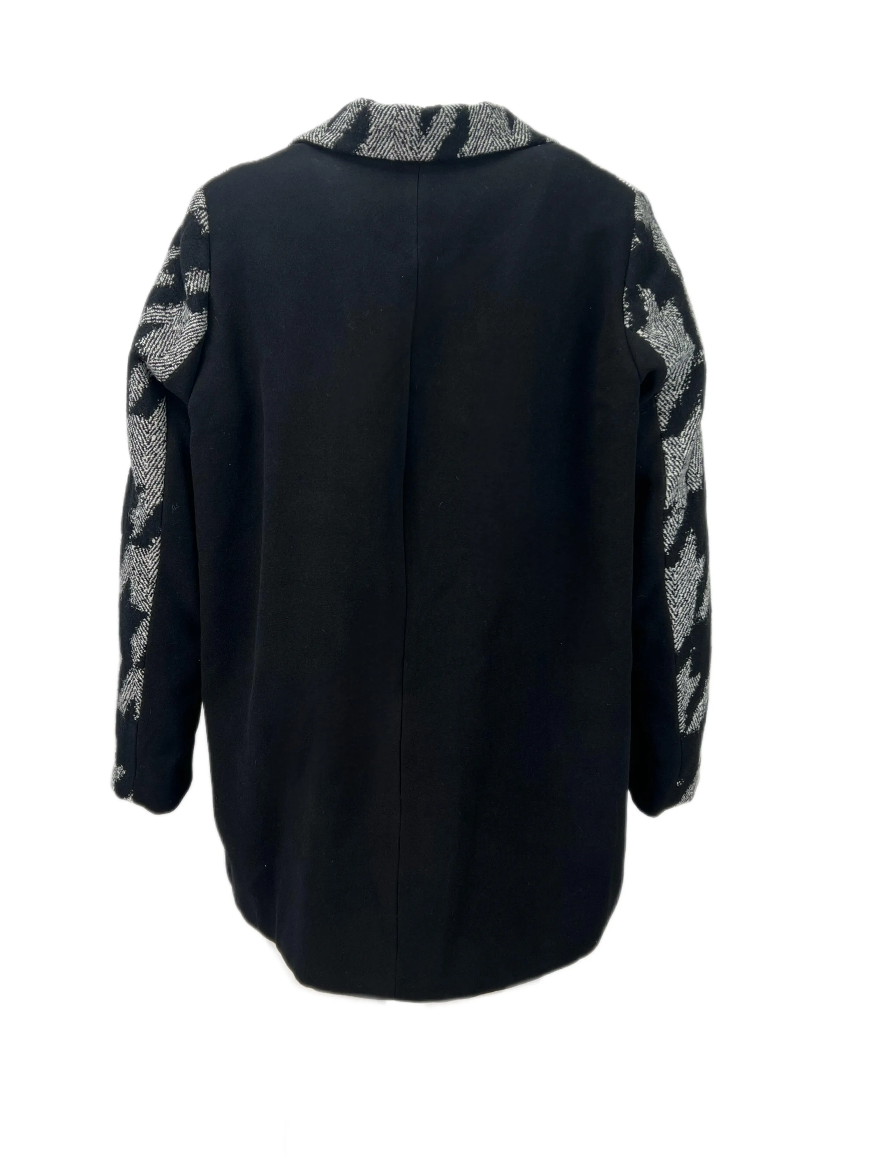 Marina Rinaldi Women's Black Nido Wool Coat Size 20W/29 NWT
