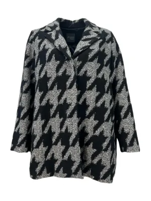 Marina Rinaldi Women's Black Nido Wool Coat Size 20W/29 NWT