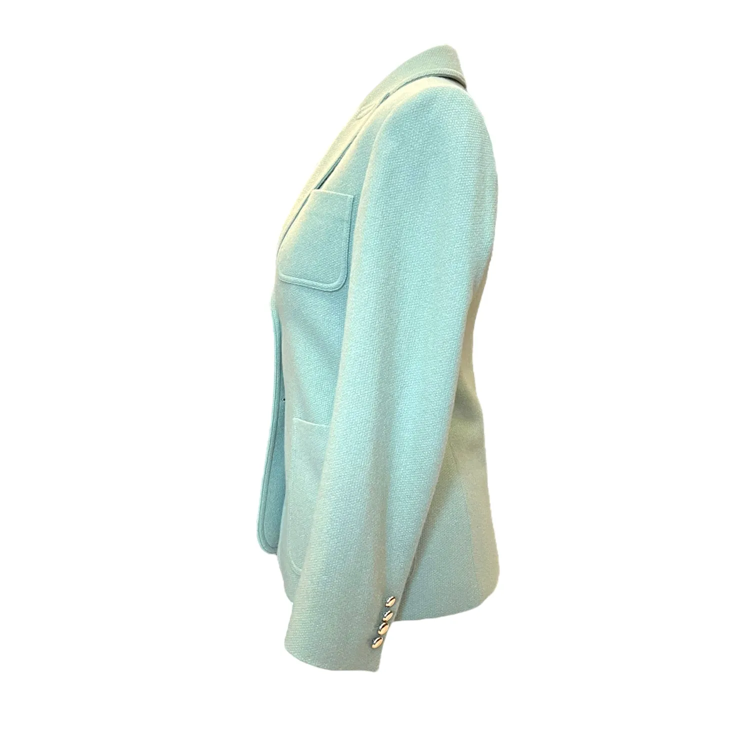 Max Mara Light Green Cashmere Jacket