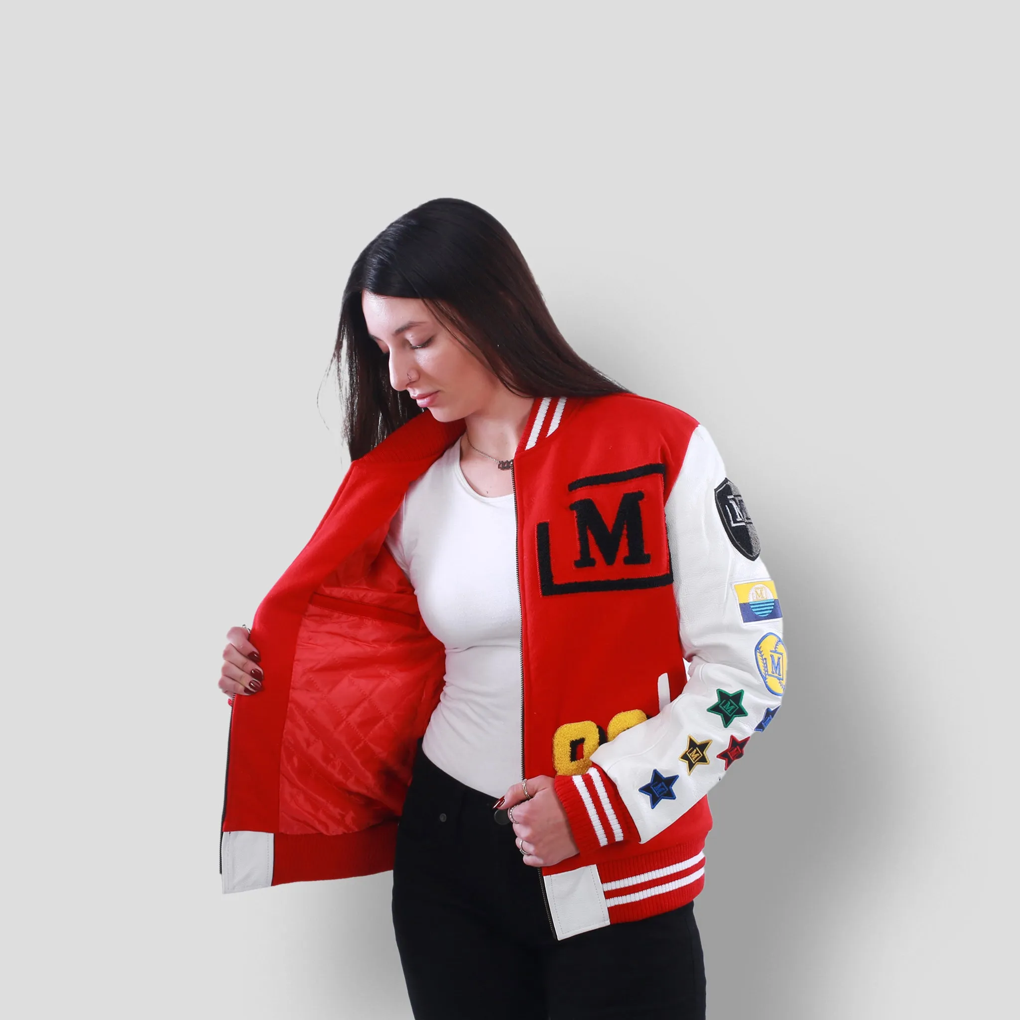MDB Brand Women's Letterman Jacket