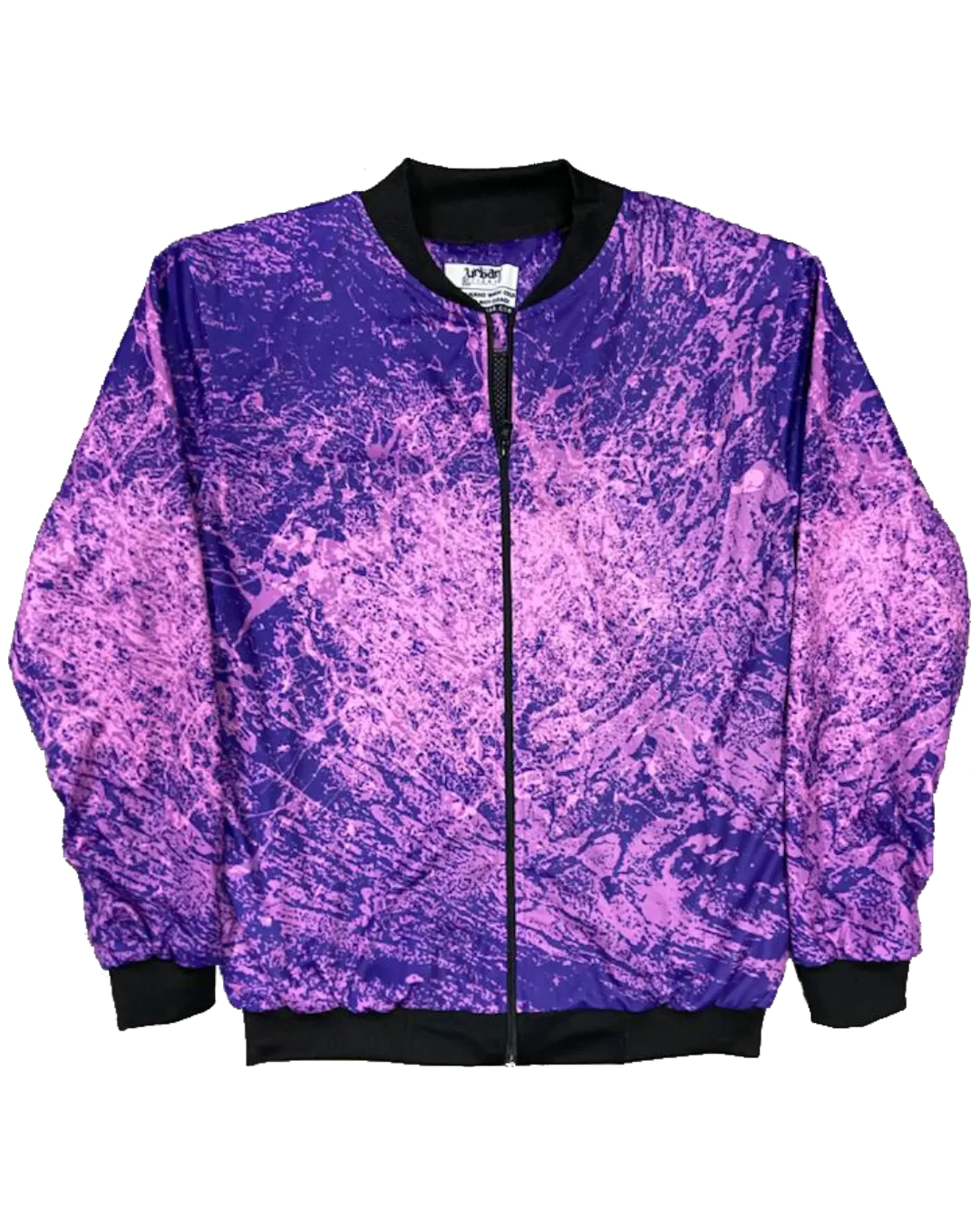 Megento Grunge Bomber Jacket