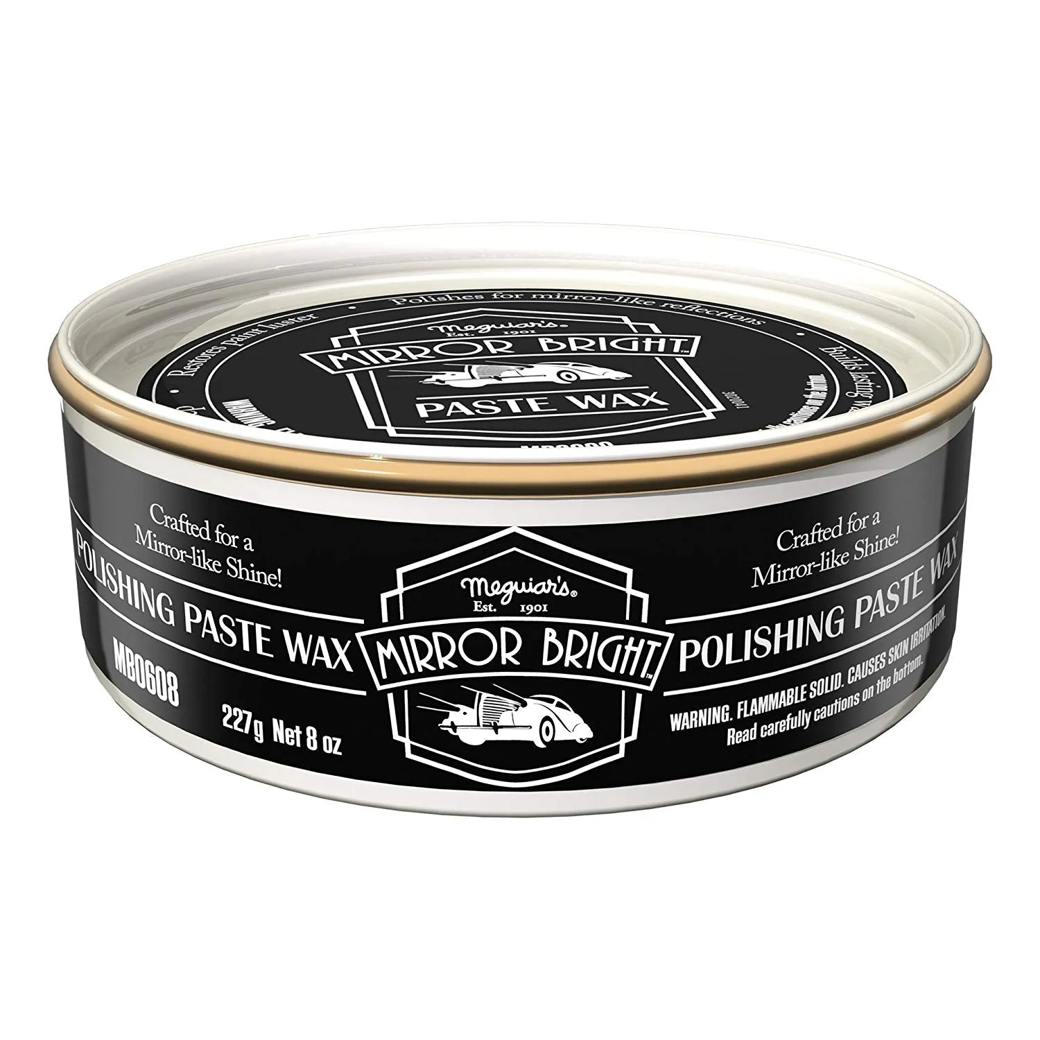 Meguiar's Mirror Bright Polishing Paste Wax