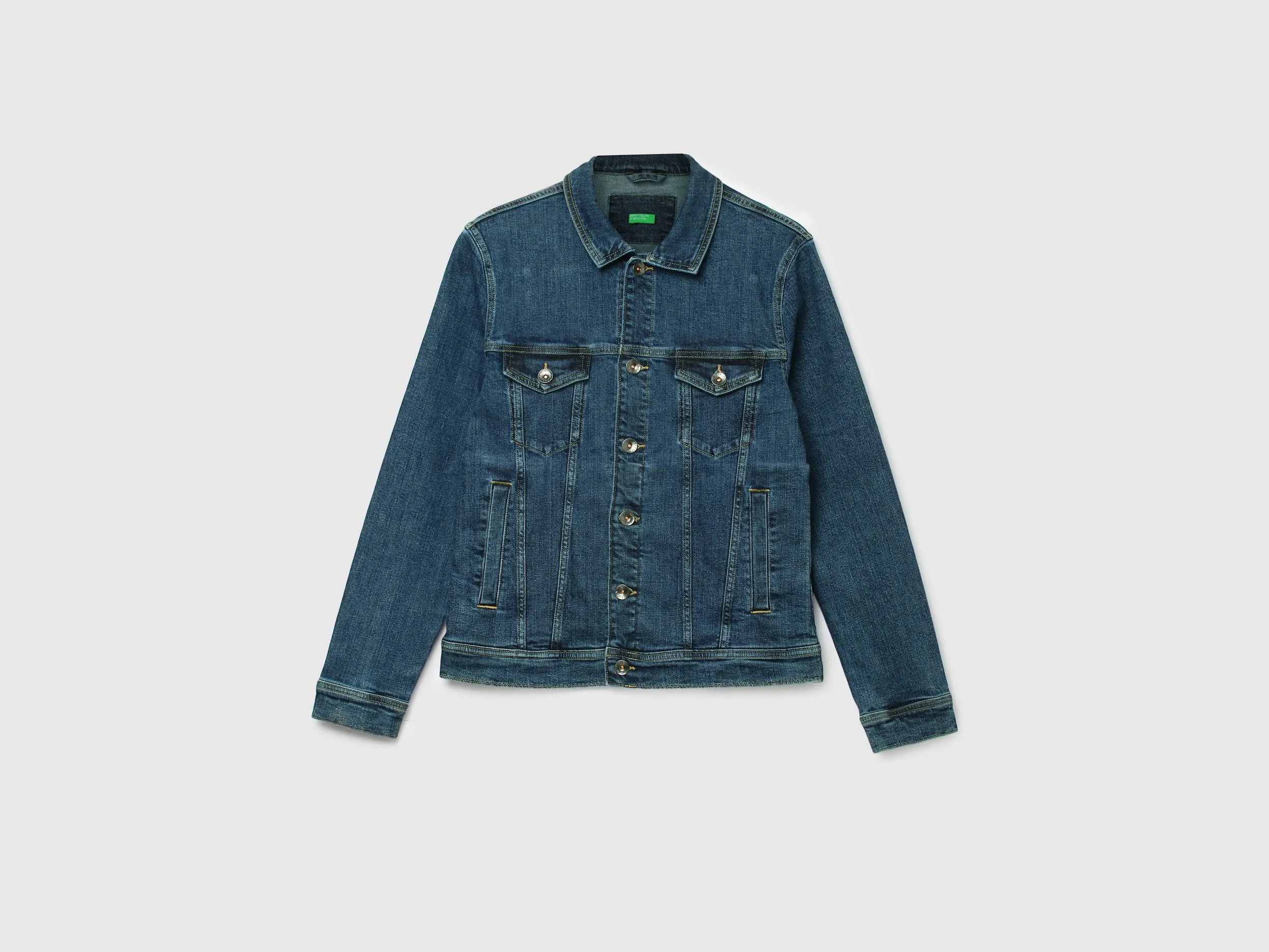Men Quilted Spread Collar Jacket