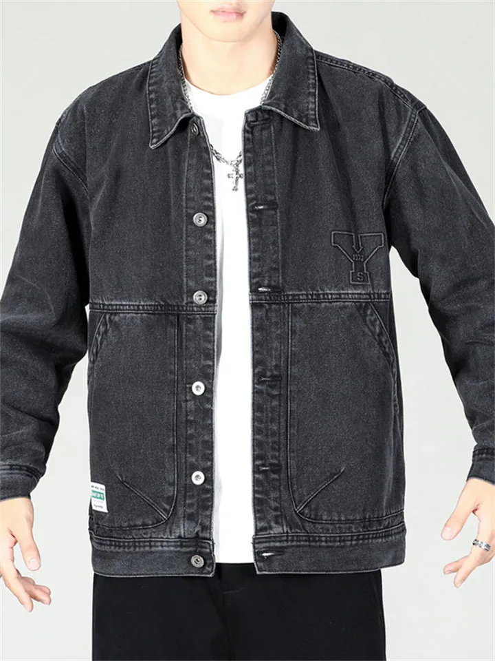 Men's Fashion Street Style Casual Denim Jacket