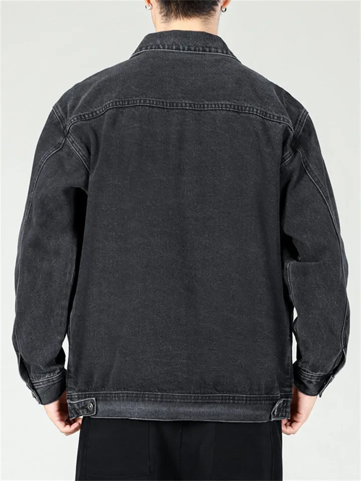 Men's Fashion Street Style Casual Denim Jacket