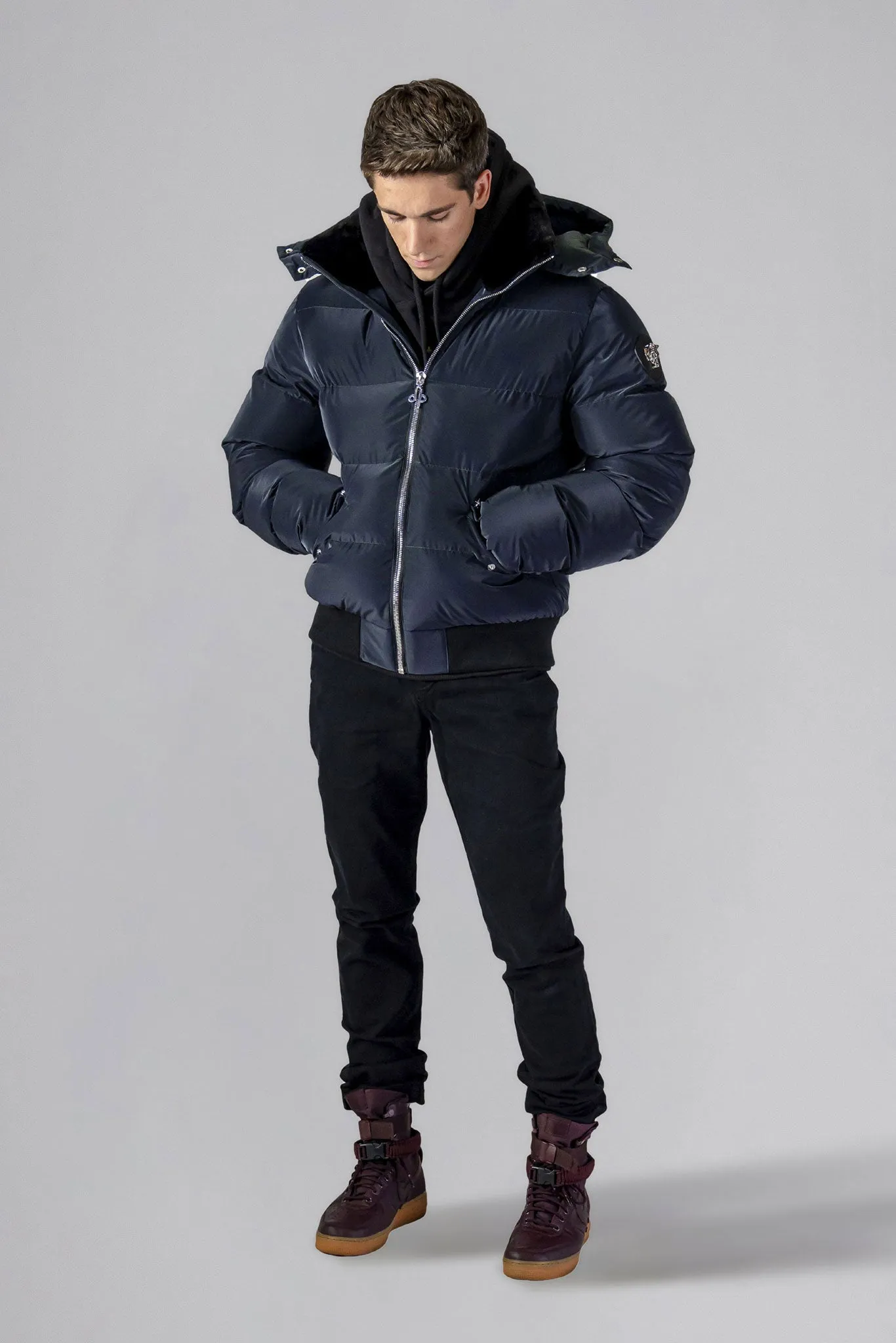 Men's Woody Bomber Jacket - Blue Diamond
