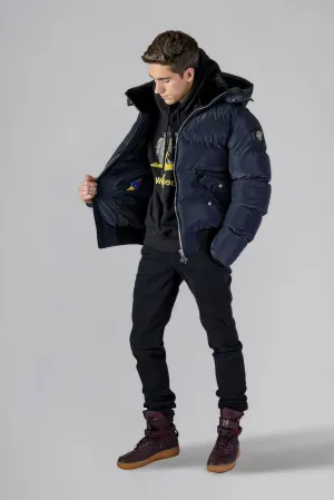 Men's Woody Bomber Jacket - Blue Diamond
