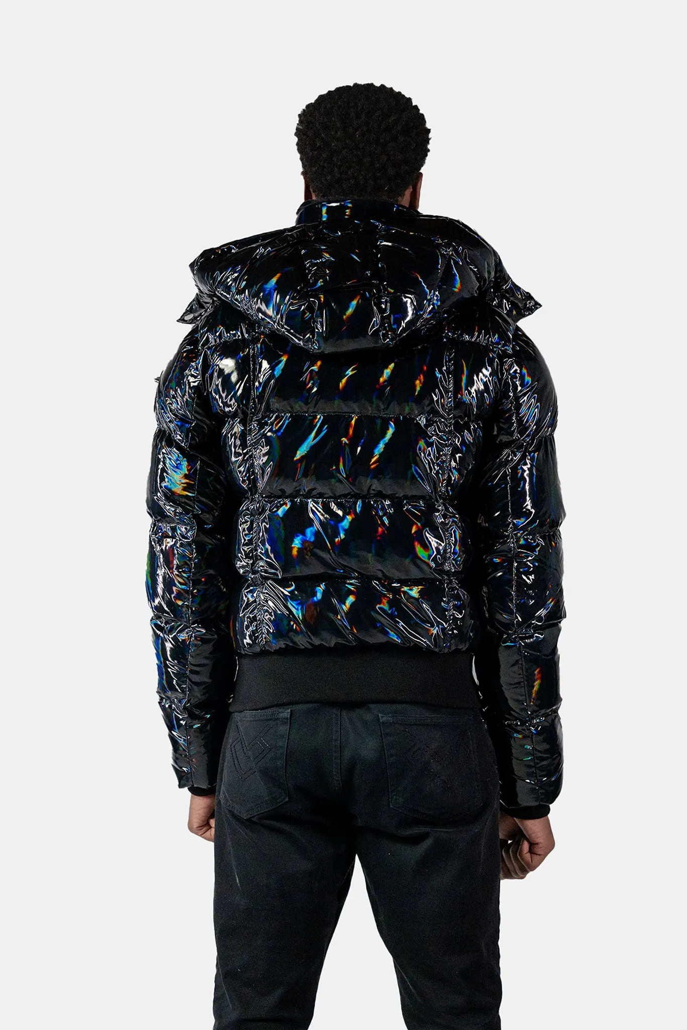 Men's Woody Bomber Jacket - Oily Black