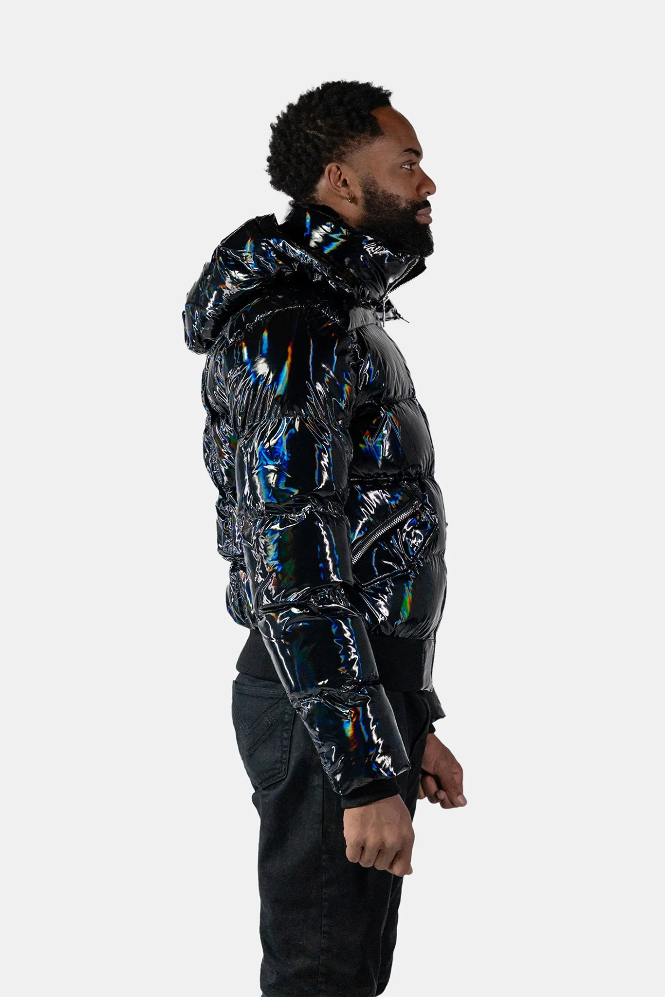 Men's Woody Bomber Jacket - Oily Black