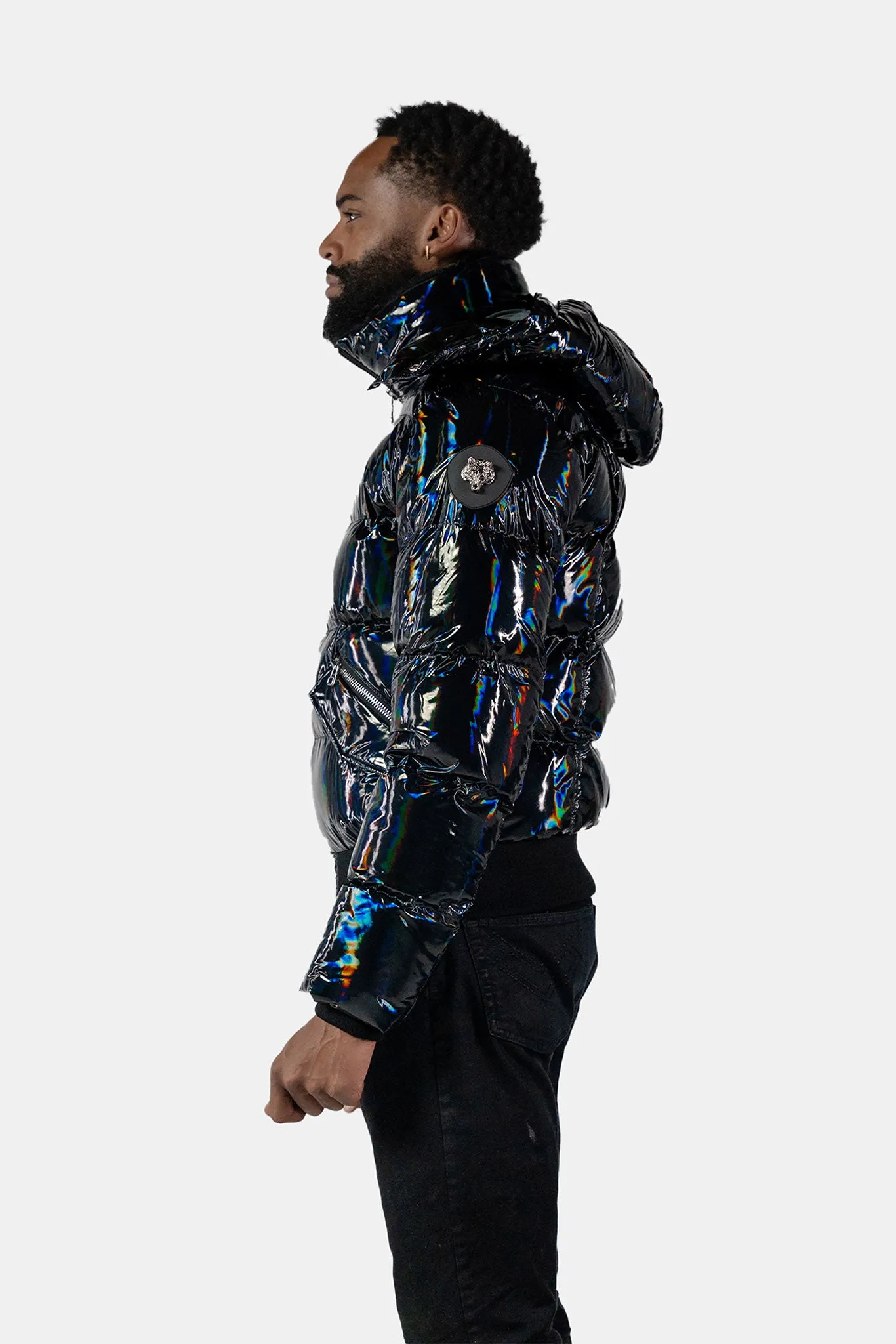 Men's Woody Bomber Jacket - Oily Black