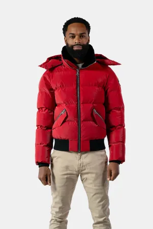 Men's Woody Bomber Jacket - Red Diamond