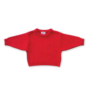 Merino Blend Everyday Pull Over - Flame