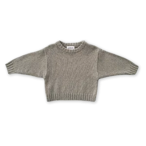 Merino Blend Everyday Pull Over - Grey