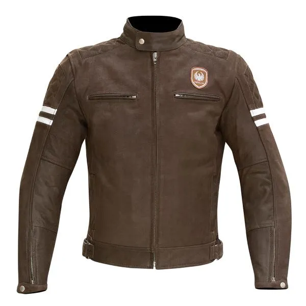 MERLIN Mens Motorcycle Leather Jacket Hixon