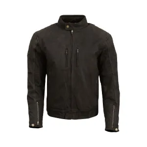 MERLIN Mens Motorcycle Leather Jacket Stockton