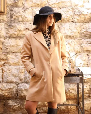 Midi wool coat