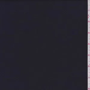Midnight Blue Wool Blend Gabardine Suiting Fabric