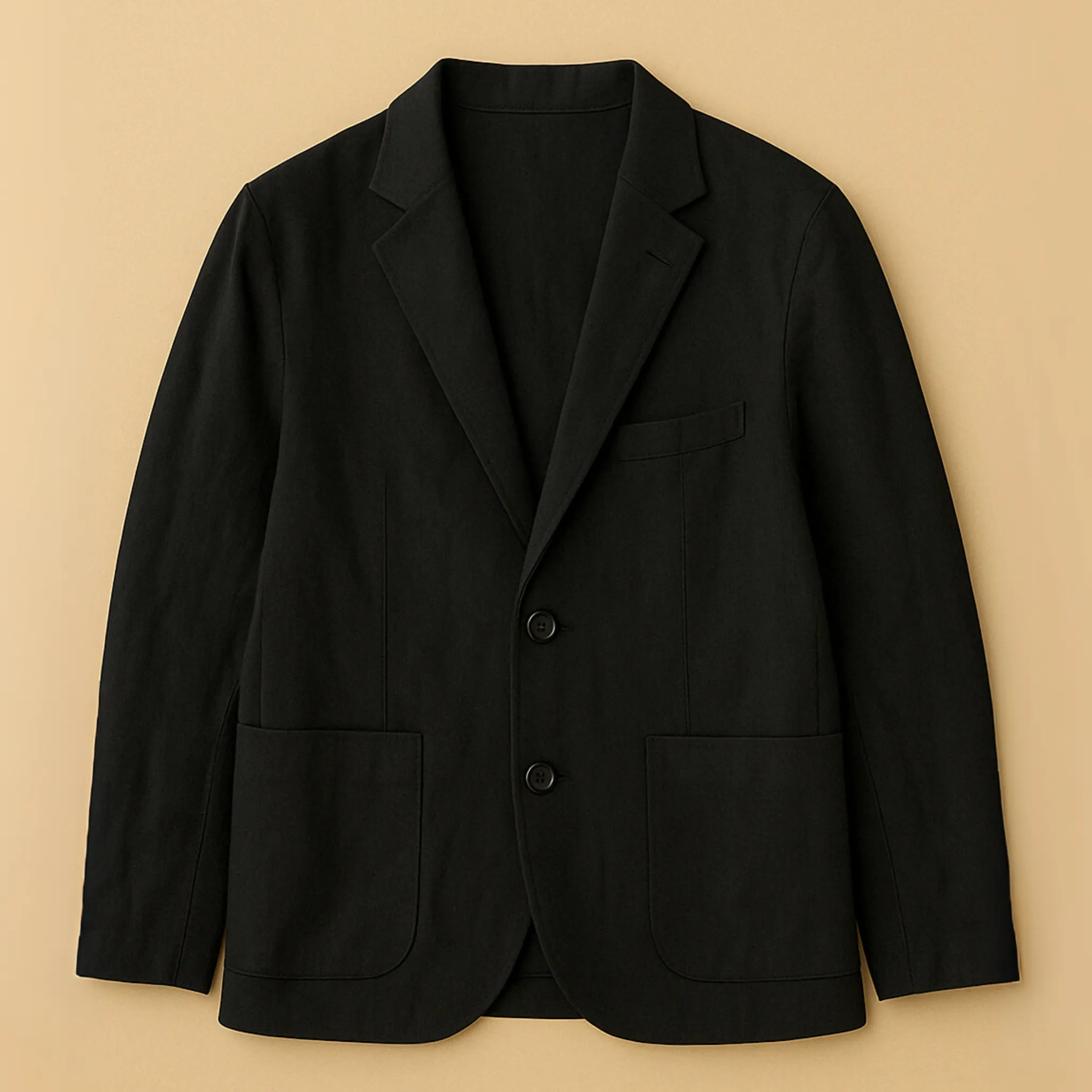 MIDNIGHT LINEN BLAZER