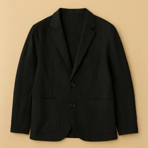 MIDNIGHT LINEN BLAZER