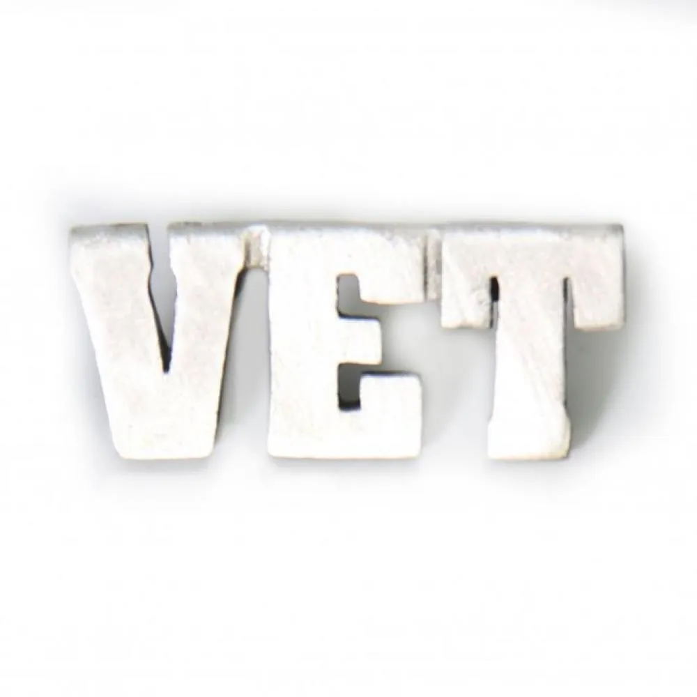 Milwaukee Leather MLP9219 VET Pin For Jackets, Vest, Hats and Clothing