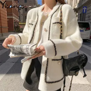 Mink Cashmere Sweater Coat