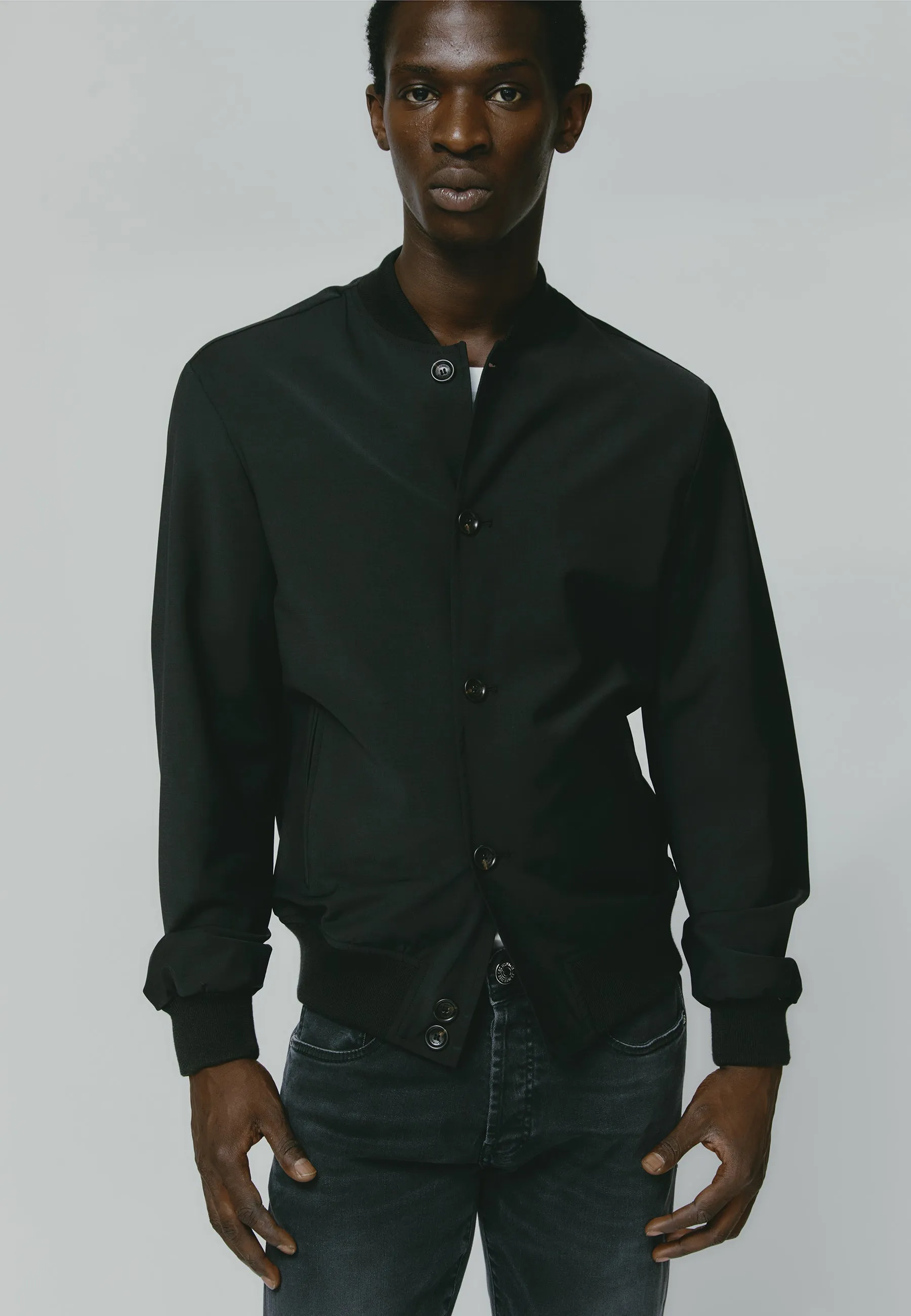 MIX-WOOL-STRETCH-BOMBER-JACKET