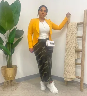 MODEST BLAZE Blazer-Mustard