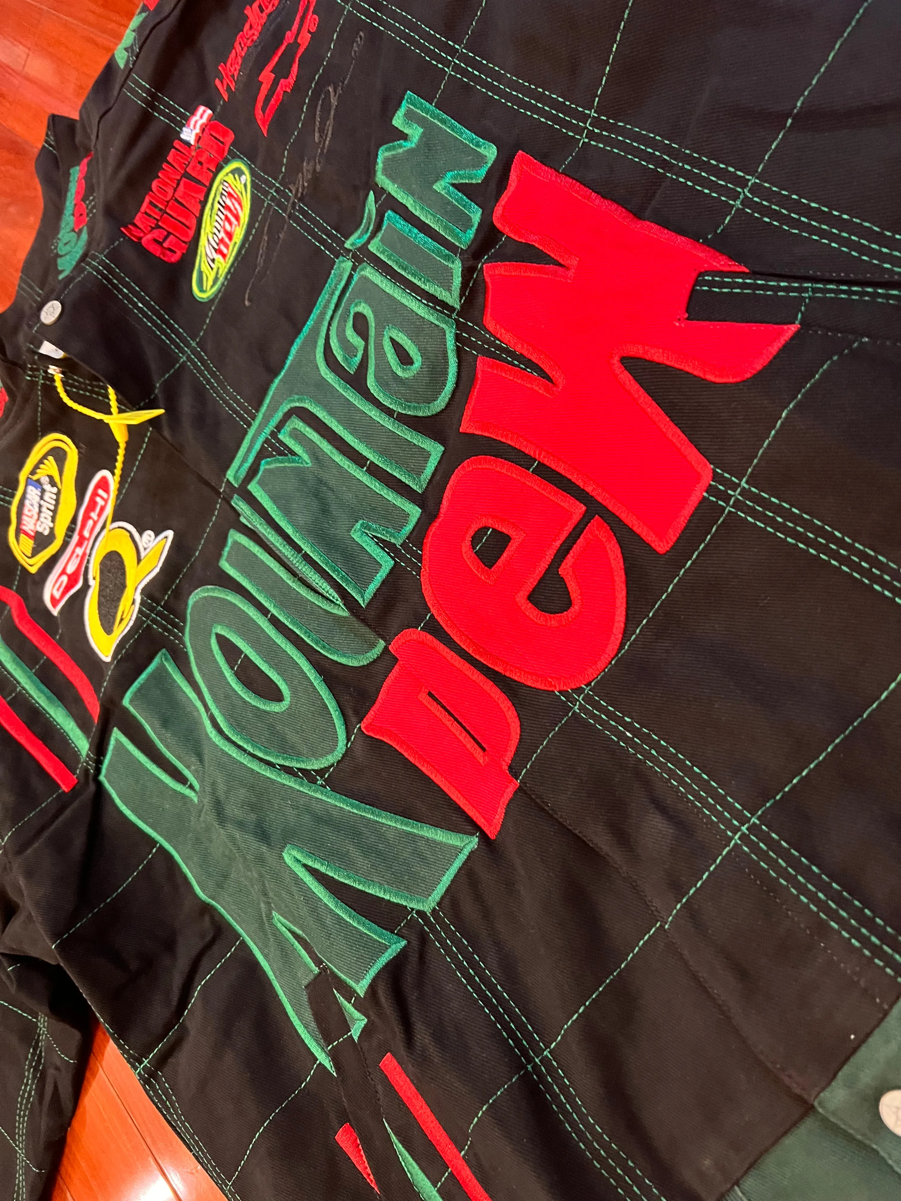 MOUNTAIN DEW - Black - Vintage (Dale Earnhardt) Nascar Jacket