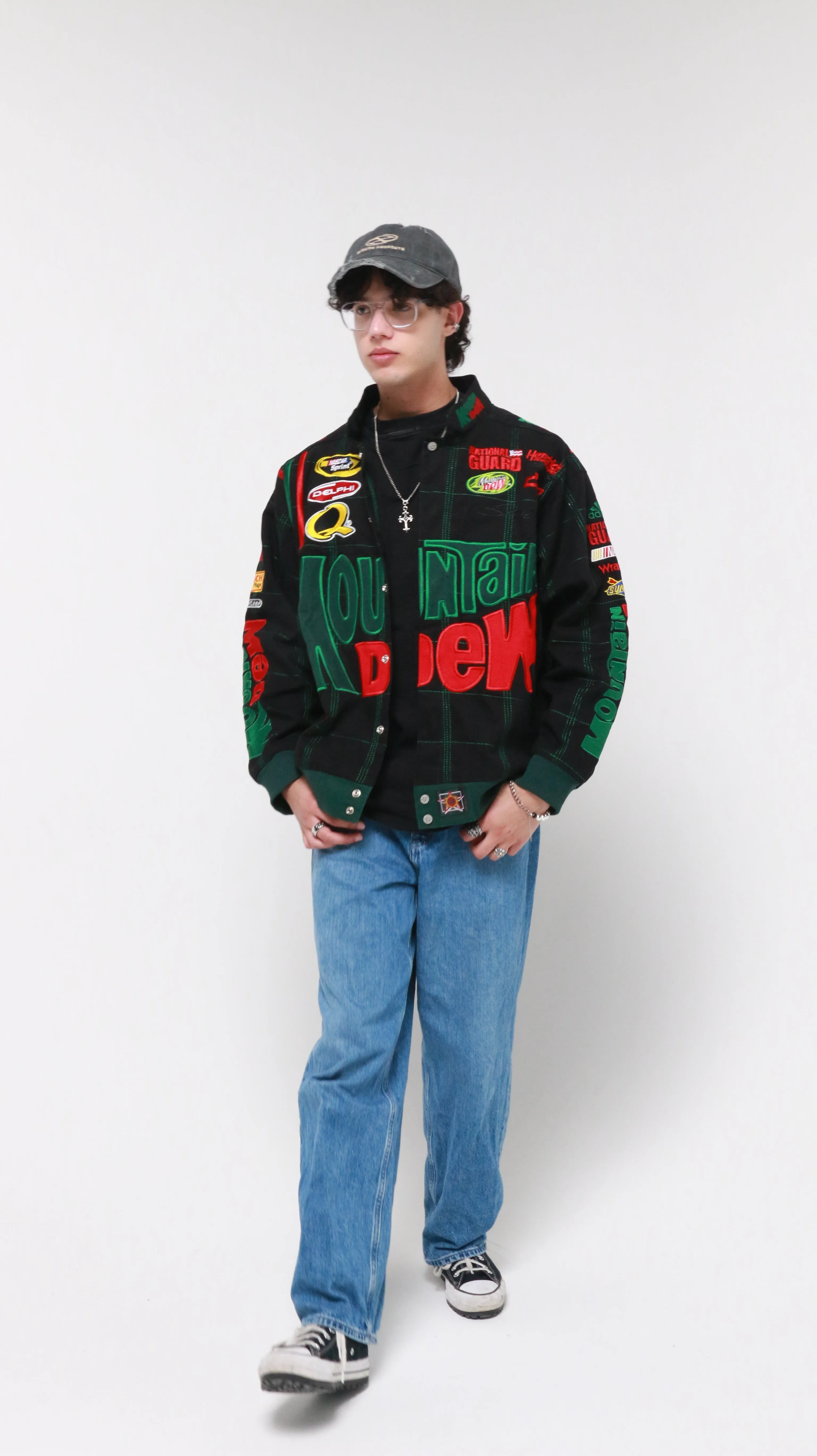 MOUNTAIN DEW - Black - Vintage (Dale Earnhardt) Nascar Jacket