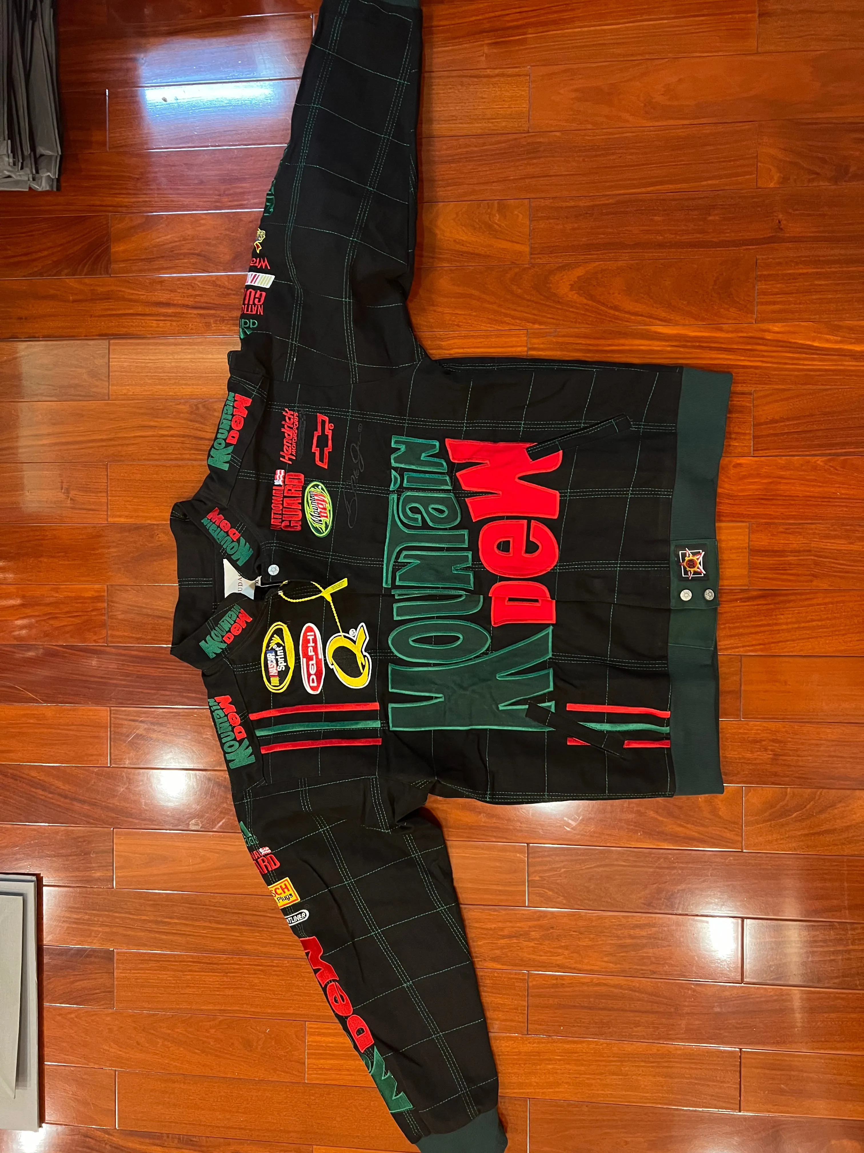 MOUNTAIN DEW - Black - Vintage (Dale Earnhardt) Nascar Jacket