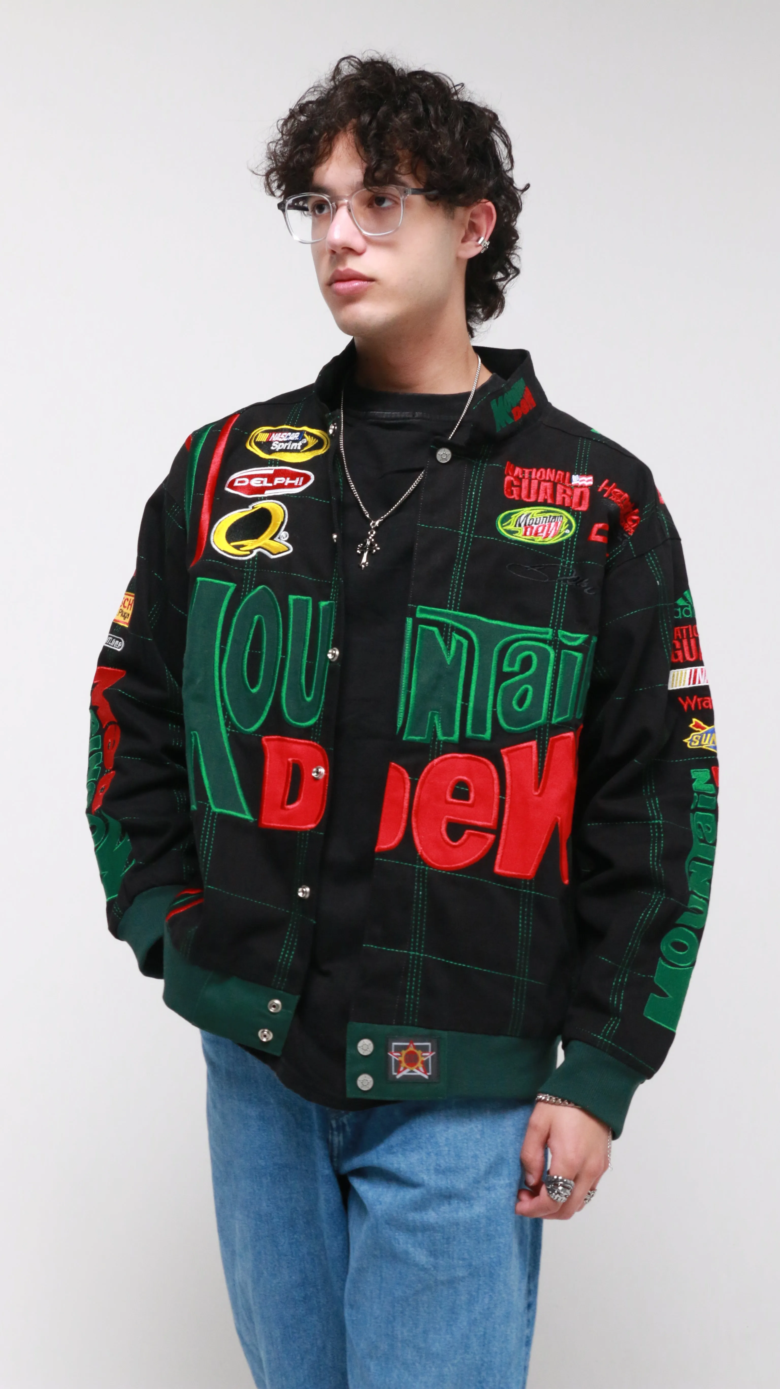 MOUNTAIN DEW - Black - Vintage (Dale Earnhardt) Nascar Jacket