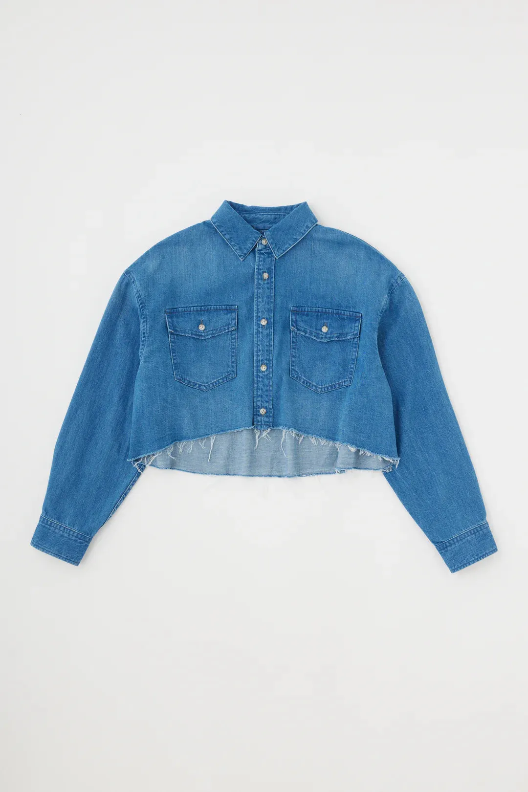 Moussy Vintage Nashboro Cropped Jean Shirt