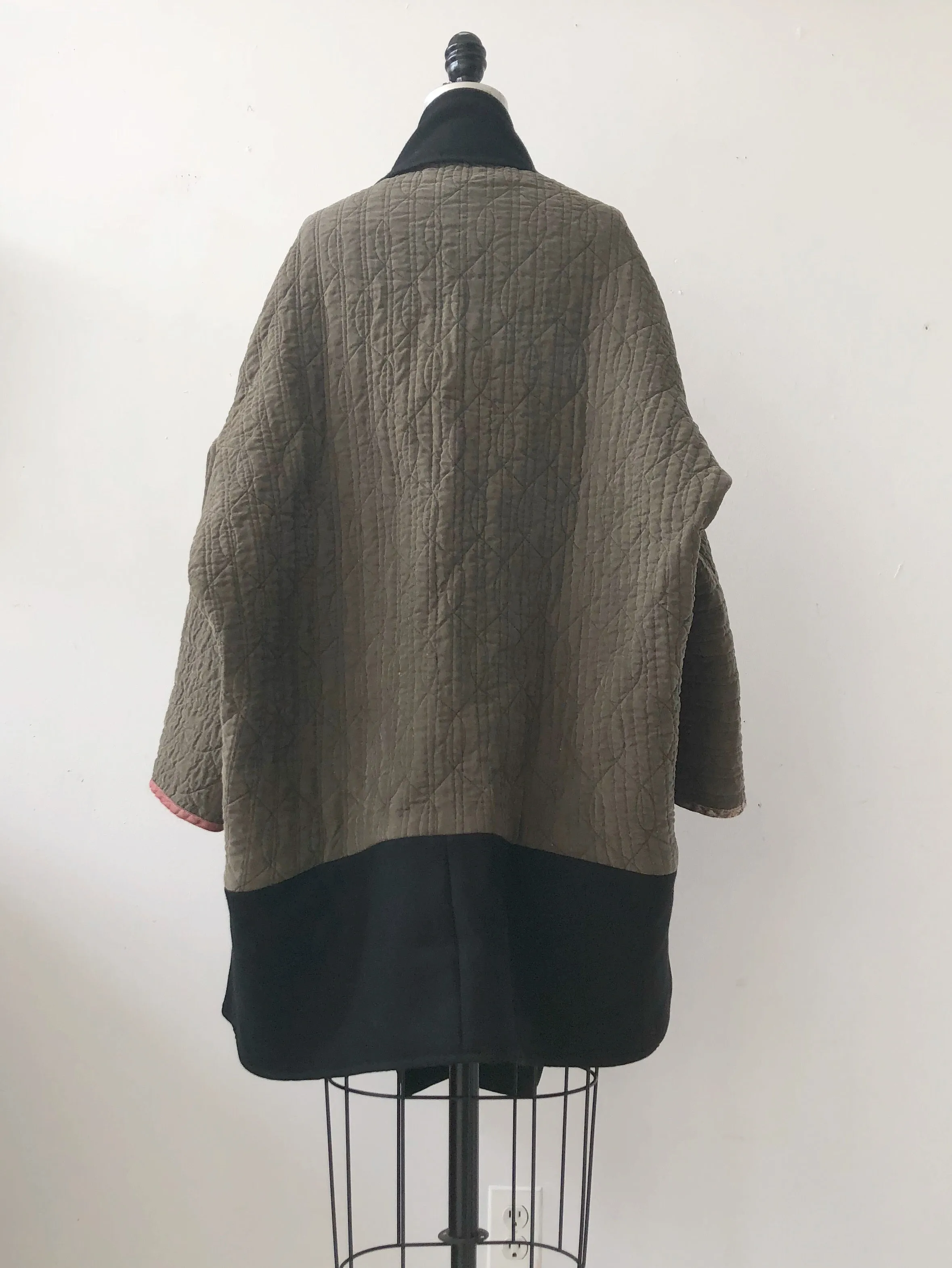 moving blanket cocoon coat