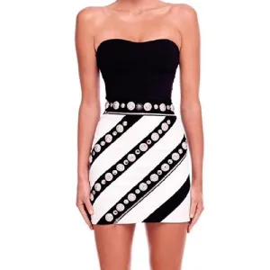 new arrivals fashion women elegant off shoulder bandage cocktail dress