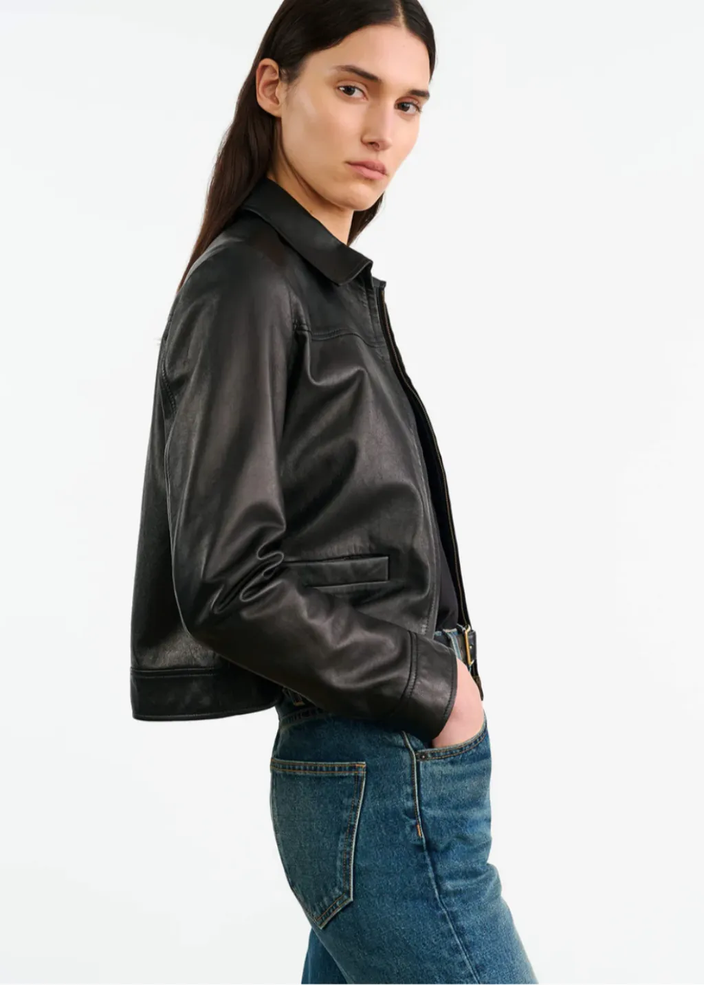 Nili Lotan Freddie Leather Jacket