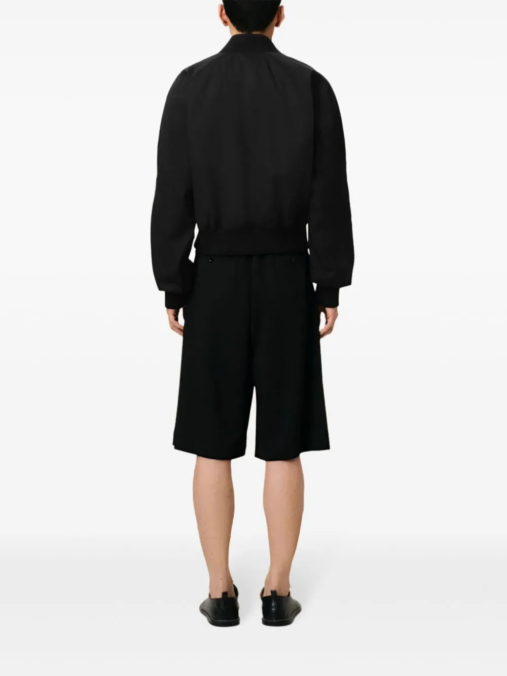 Nylon bomber jacket