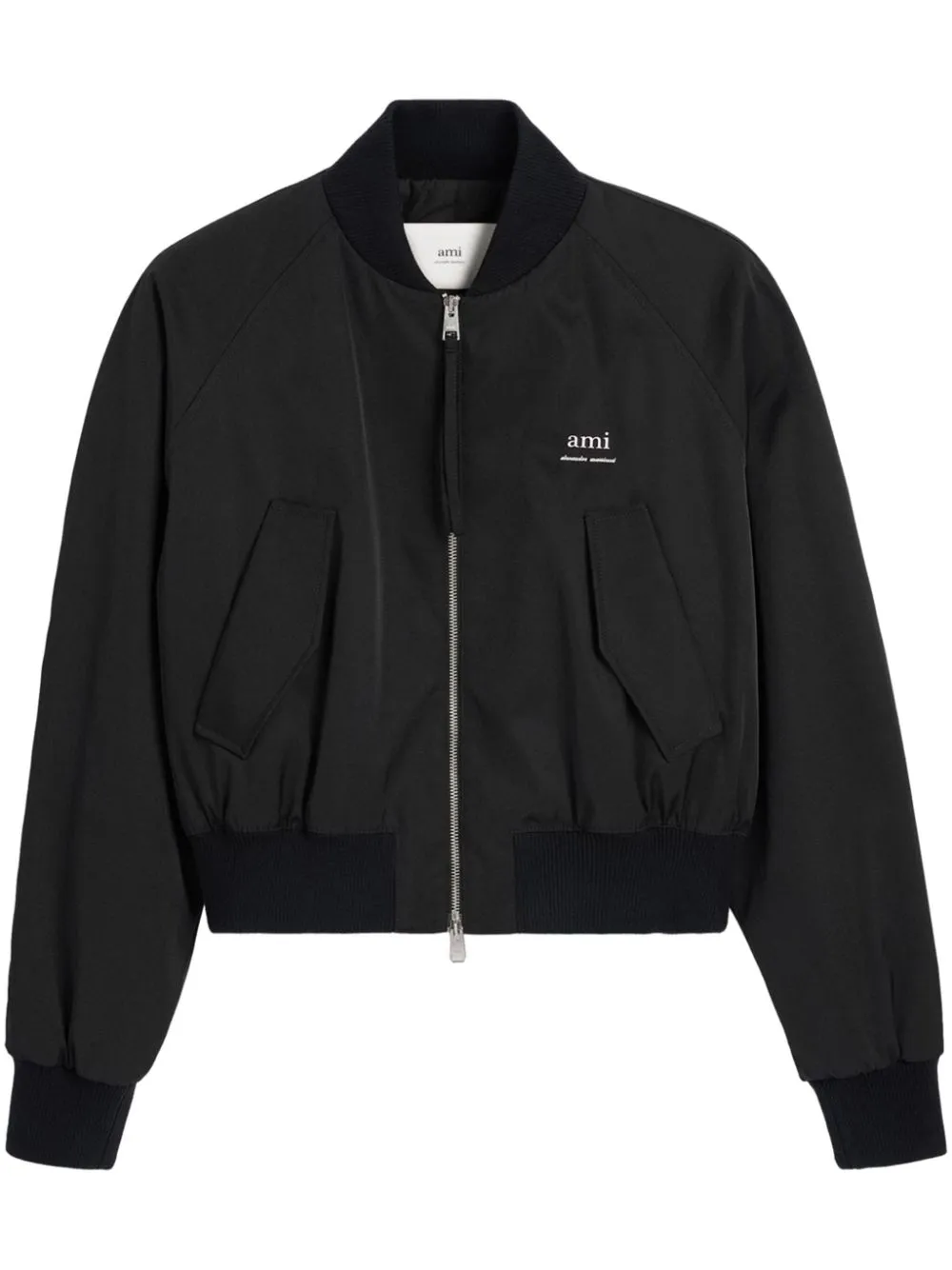 Nylon bomber jacket