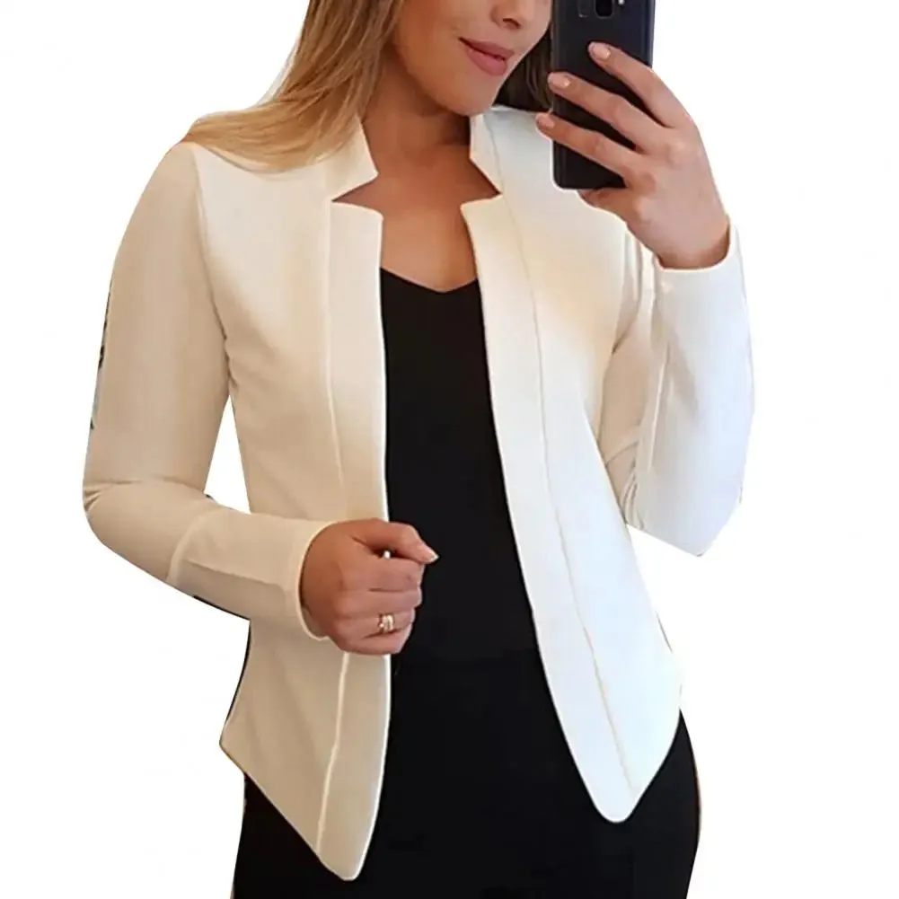 Office Lady Jacket Blazer Autumn Winter All-match Polyester Business Women Jacket Suit